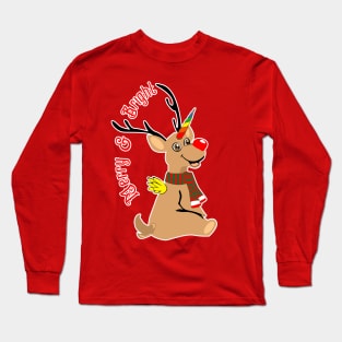 Red Nosed Reindeer Long Sleeve T-Shirt